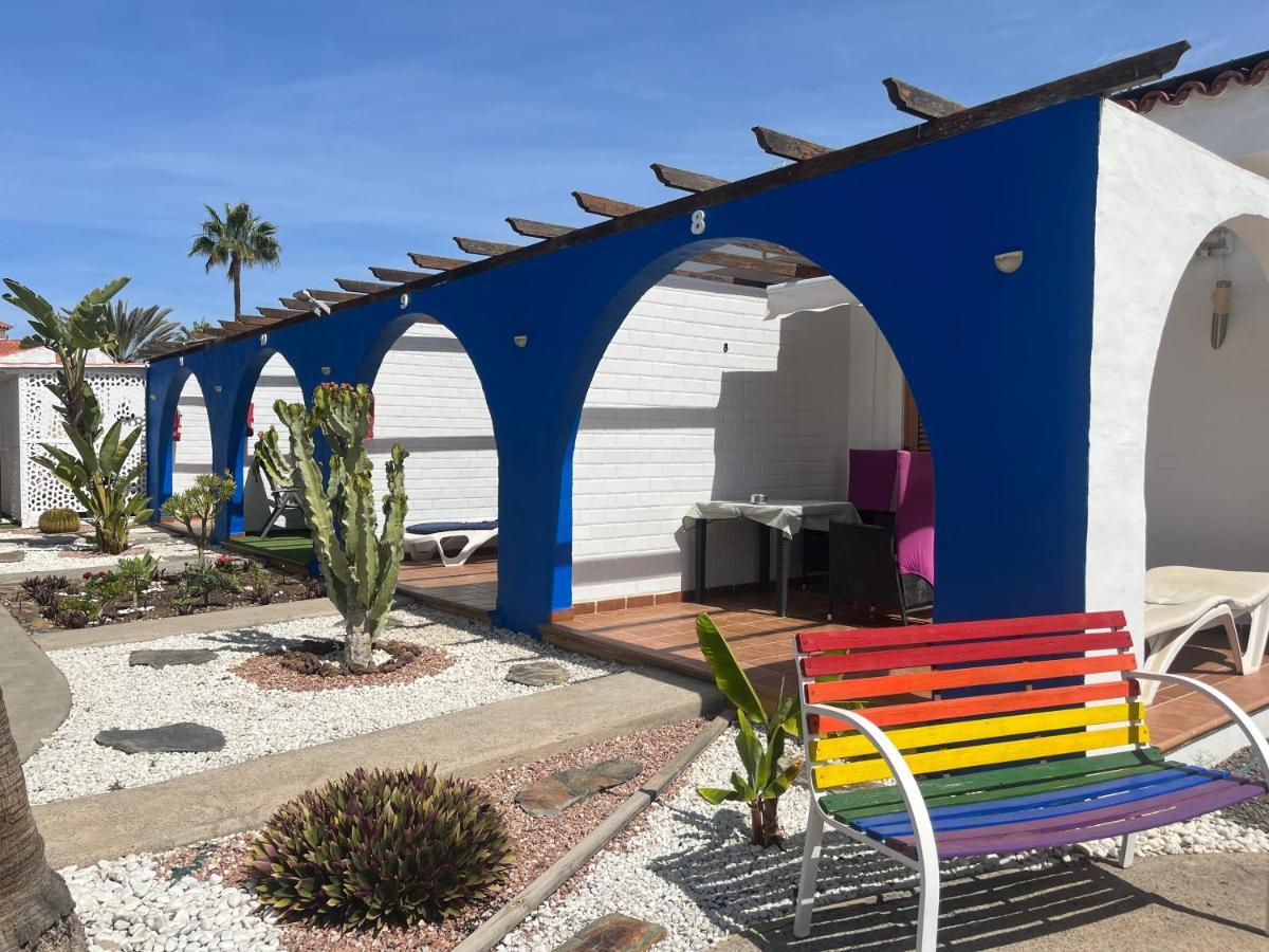 Rainbow Golf Bungalows, Gay Men-Only Resort Маспаломас Экстерьер фото